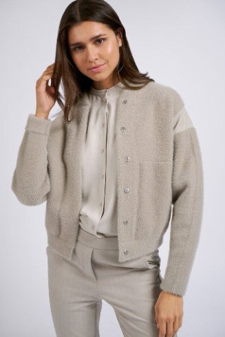 YAYA - Knitted Bomber Jacket