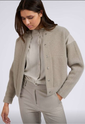 YAYA - Knitted Bomber Jacket