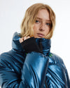 Andam - Metallic blue Parka