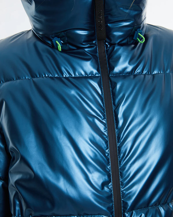 Andam - Metallic blue Parka