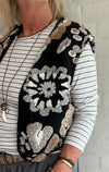 Marta du Chateau - Pilar waistcoat in black
