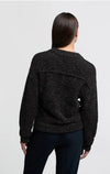 YAYA - Glitter bomber style cardigan - Black