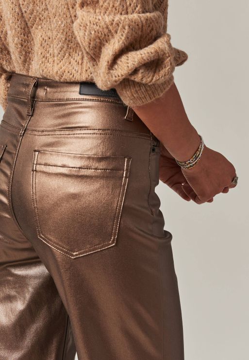 Deeluxe - Metallic pants Copper