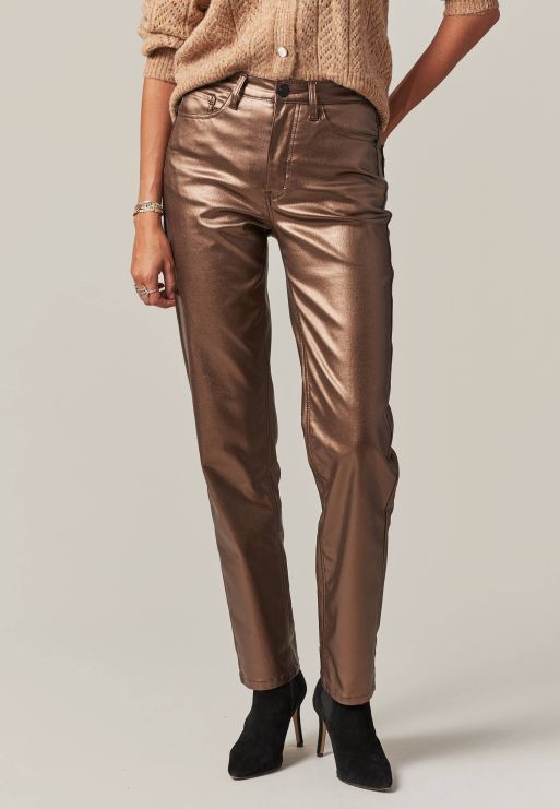 Deeluxe - Metallic pants Copper