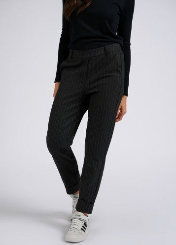 YAYA - Soft pinstripe pants with side pockets