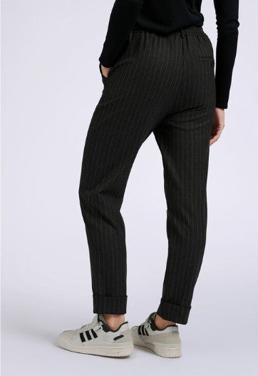 YAYA - Soft pinstripe pants with side pockets