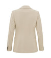 YAYA Scuba Blazer - Aluminium beige