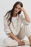 Yarra Trail Natal Shacket - Cashew