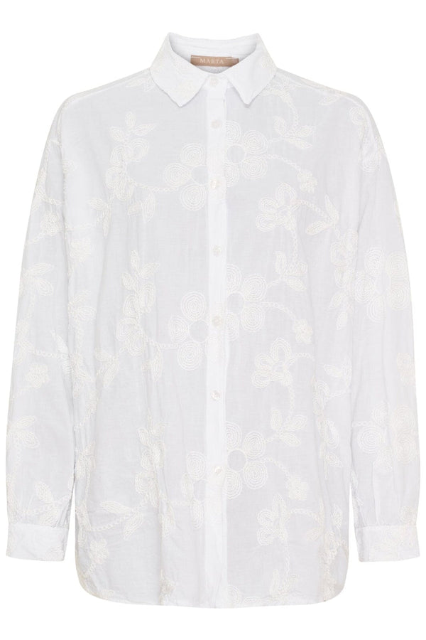 Marta Du Chateau Diana Shirt - White