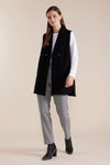 SIROCCO Boiled Wool Vest - Black