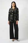 Joseph Ribkoff Geometric Jacket -Black/Multi