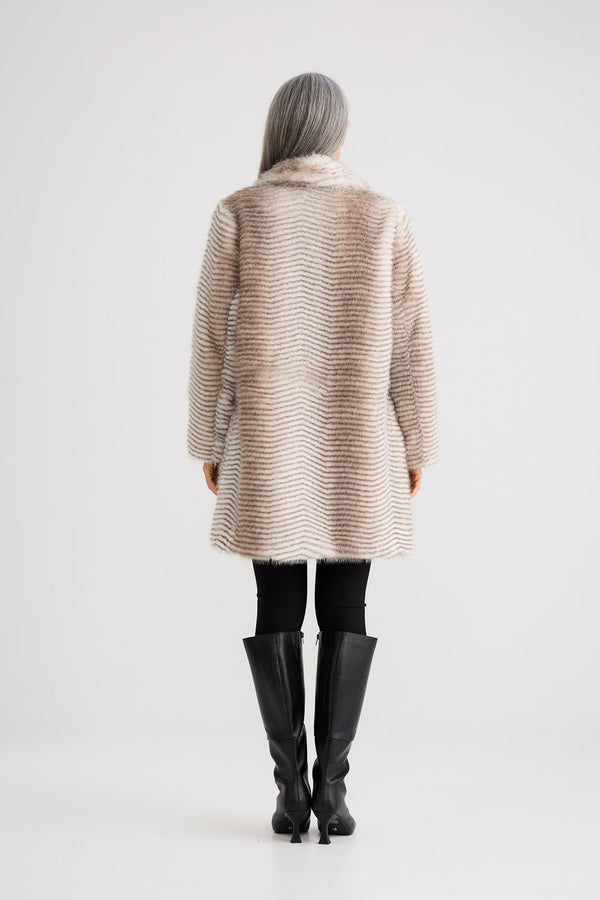 Brave+True Jungle Coat - Grey Stripe
