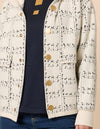 Threadz Mademoiselle Knit Jacket - Ivory
