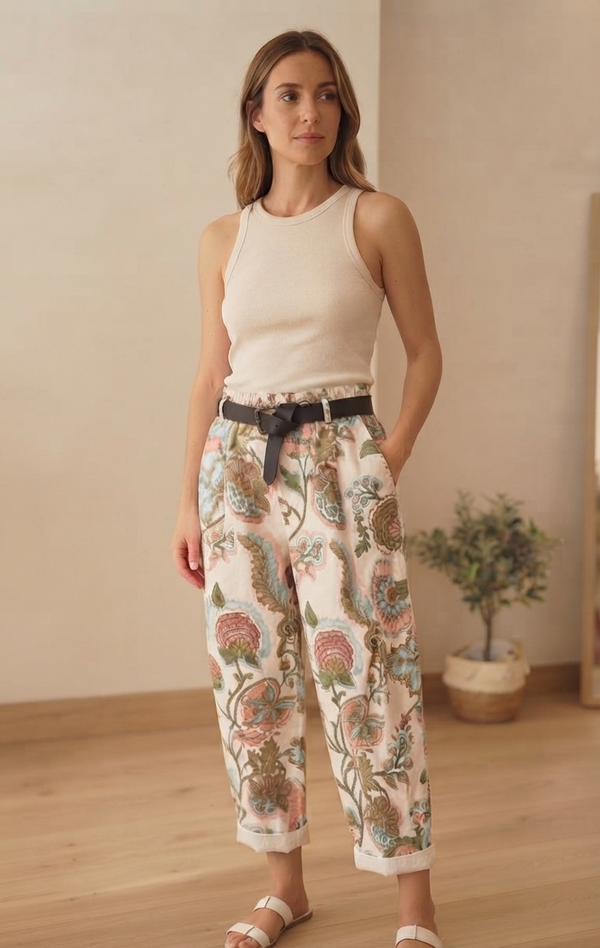 Made In Italy Pant - White