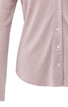 YAYA Jersey Melange Blouse - Shadow Gray Pink Mel