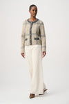 Joseph Ribkoff Jacket - Oatmeal Melange/Grey