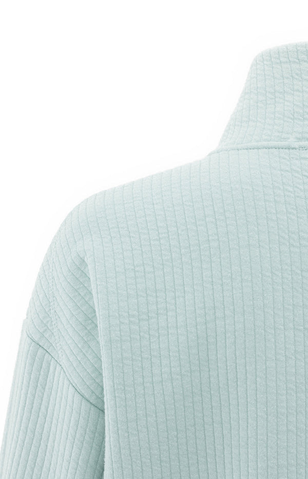 YAYA Ribbed Cardigan - Northern Droplet Grey
