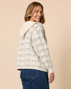 Threadz Mademoiselle Knit Jacket - Ivory