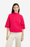 YAYA Sweater- Rose Red Melange