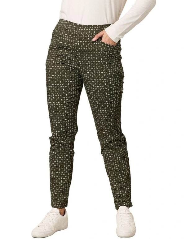 Gordon Smith Kelly Print Pant - Khaki