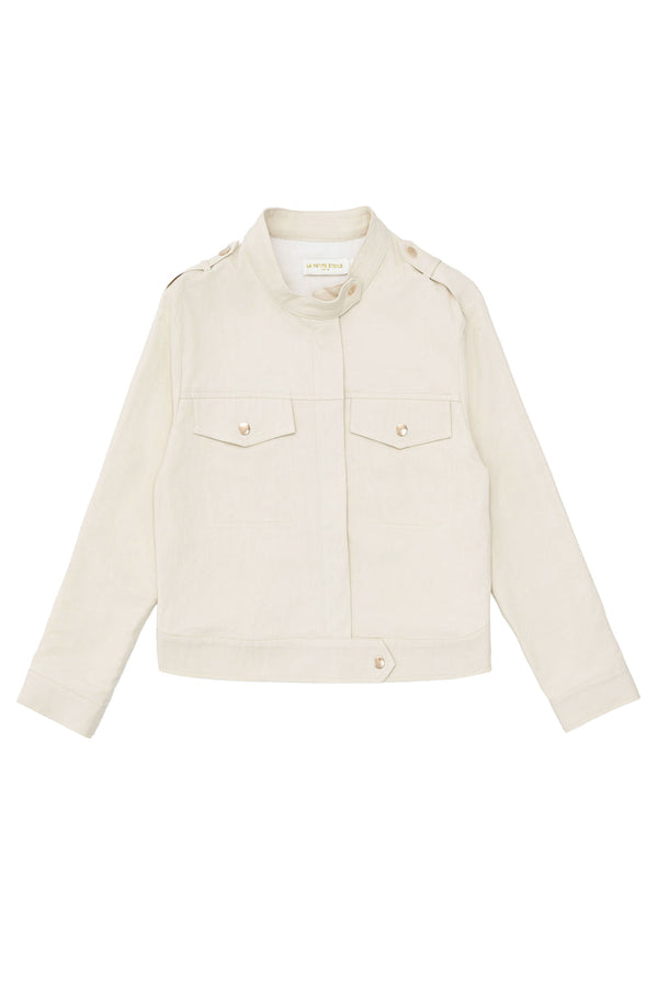La Petite Etoile Nevada Straight-Cut Jacket - Naturel