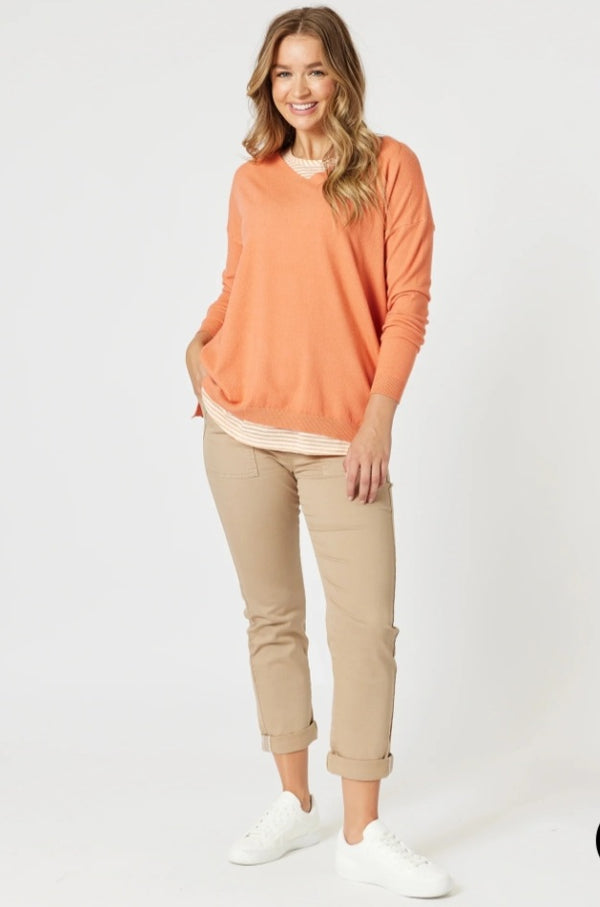 Threadz Isabella Pant - Nutmeg