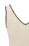 YAYA Rib Tanktop - Summer Sand