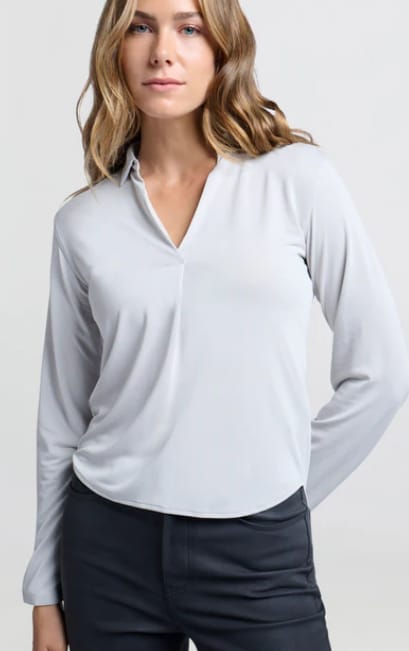 YAYA Top - Sky Grey