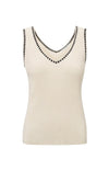 YAYA Rib Tanktop - Summer Sand