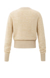 YAYA Long Sleeve Double Rib Cardigan- YellowSand Beige