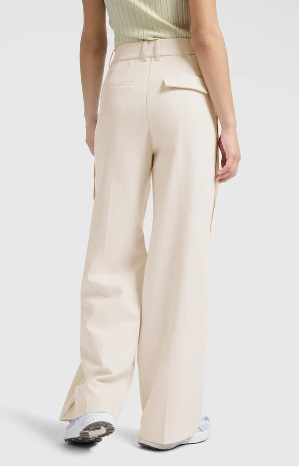 YAYA Wide Leg Trousers - Soft Grey