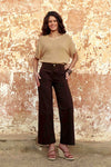 La Petite Etoile PaolatStraight-Leg Trousers - Marron