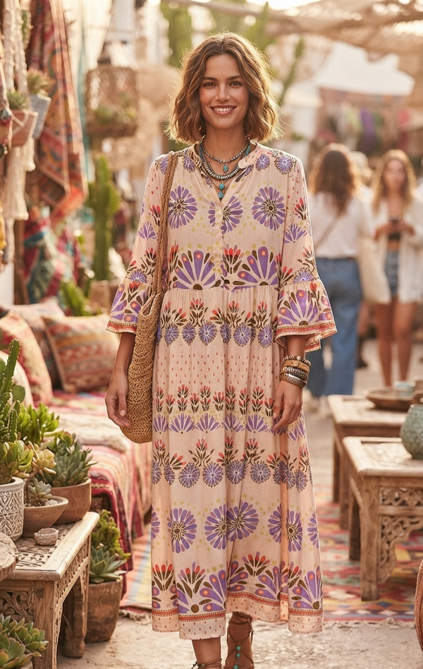 Piti Cuiti Maxi dress - Multi Colour