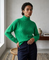 Made in Italy- High Neck Baby Alpaca Pati Knit