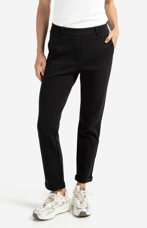 YAYA Scuba Trousers - Black