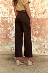 La Petite Etoile PaolatStraight-Leg Trousers - Marron