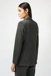 Joseph Ribkoff Scuba Jersey Fitted Blazer-Black