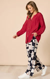 Threadz Rive Gauche Pant - Navy Multi