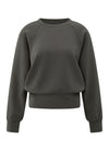 YAYA Raglan Sweatshirt - Dark Night Grey