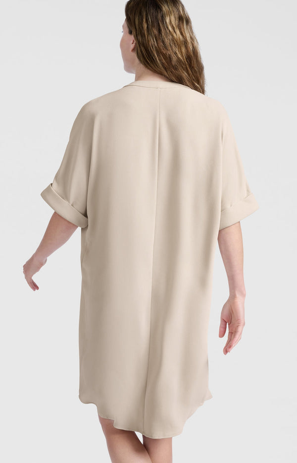 YAYA Flowy V-neck Dress
