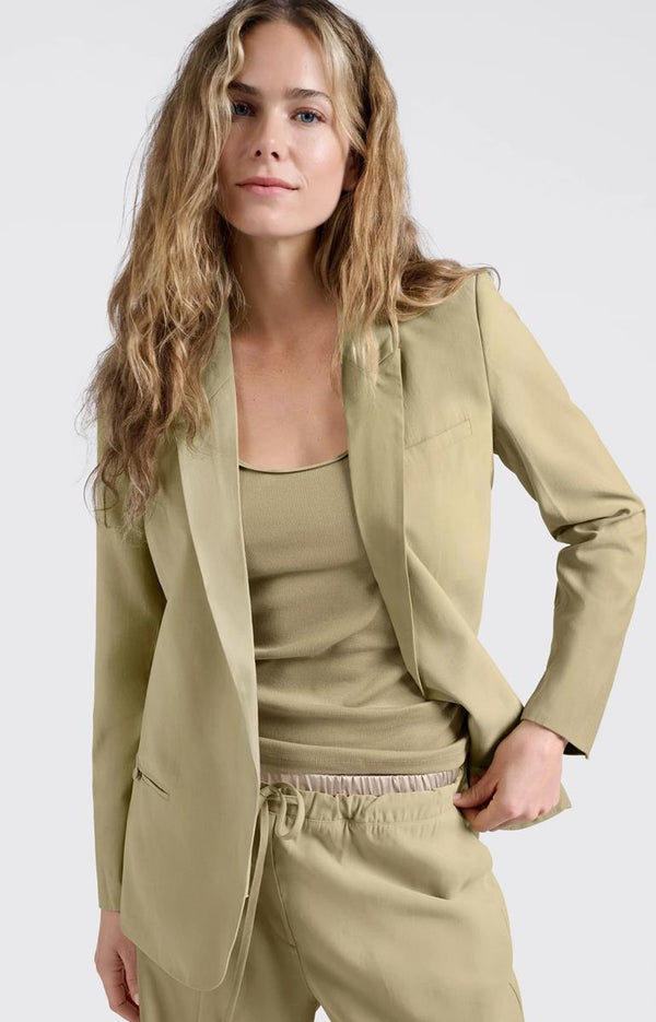 YAYA Loose Fit Blazer - Soft Green