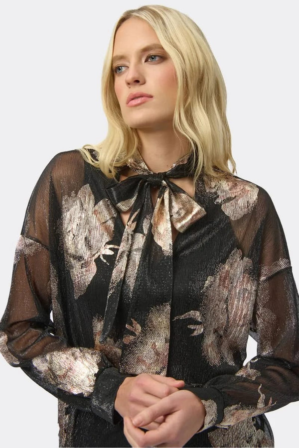 Joseph Ribkoff Top - Black/Multi