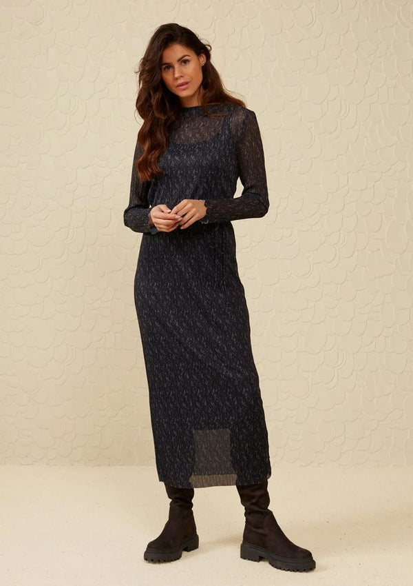 YAYA DRESS - Blueberry blue dessin