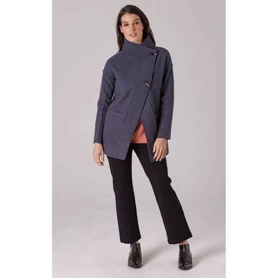 Yarra Trail Panelled Wool Jacket- Granite