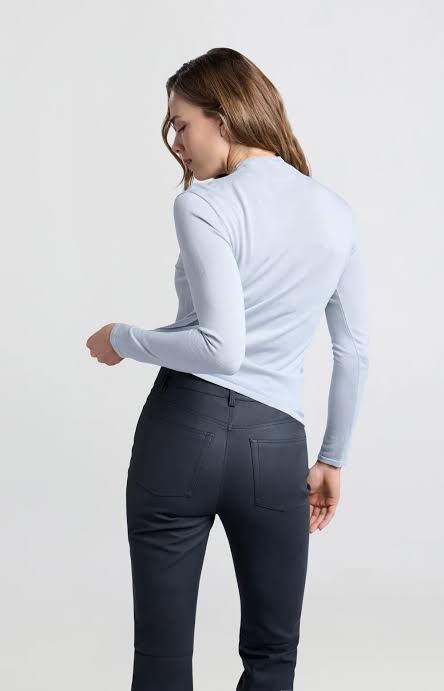 YAYA Trousers - Anthracite Melange