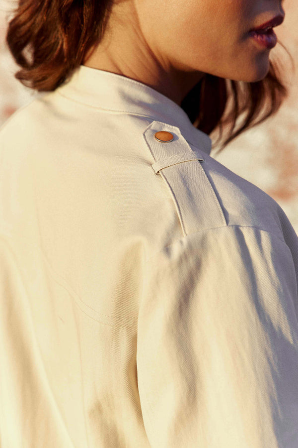 La Petite Etoile Nevada Straight-Cut Jacket - Naturel