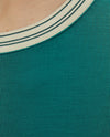 ANDAM Long Modal Rib Knit Dress - Green-68