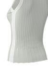 YAYA Ribbed Tanktop - Grey Melange
