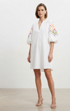 Made In Italy Bubble Sleeve Dress - White