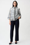 Joseph Ribkoff LDS Jacket - navy/white